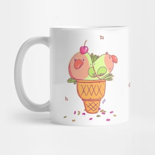 Mango Ice Scream Birbs Mug